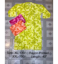 Febric Color Cotton Kurti